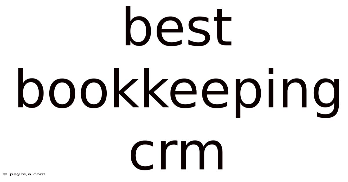 Best Bookkeeping Crm