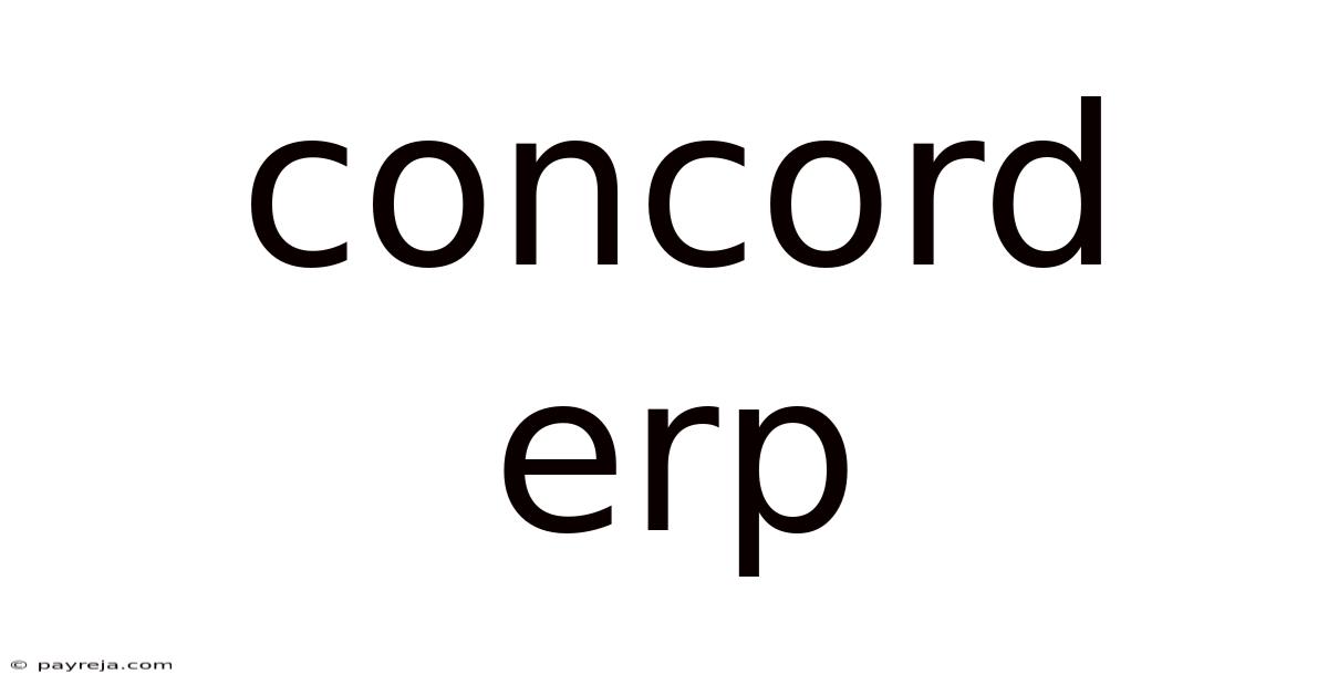 Concord Erp