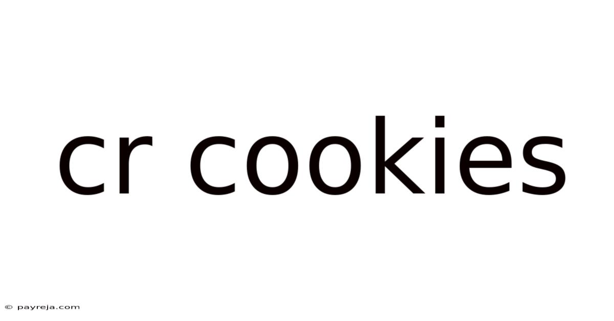 Cr Cookies