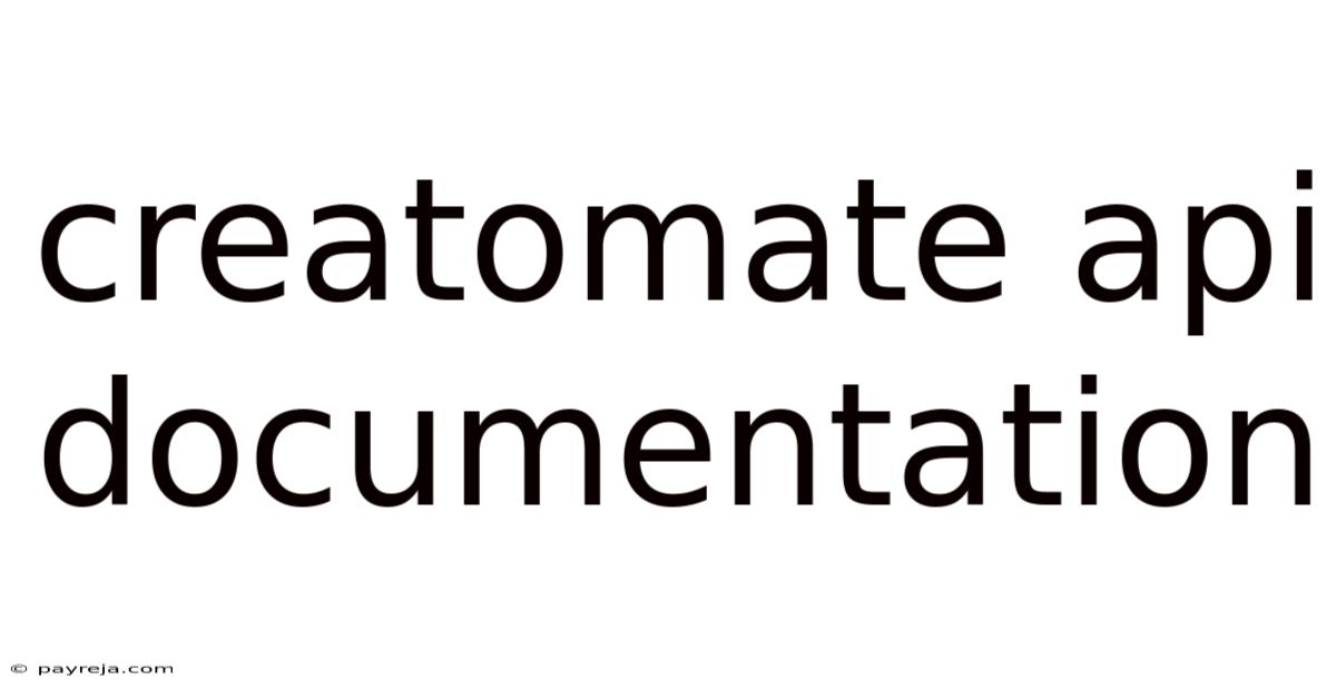 Creatomate Api Documentation Creatomate Api Documentation