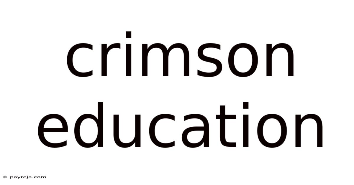 Crimson Education