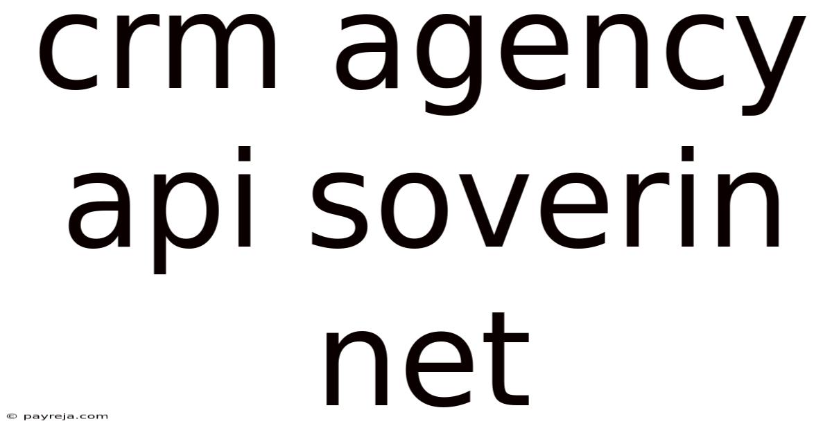 Crm Agency Api Soverin Net Crm Agency Api Soverin Net