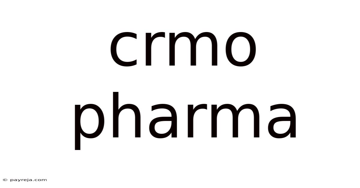 Crmo Pharma Crmo Pharma