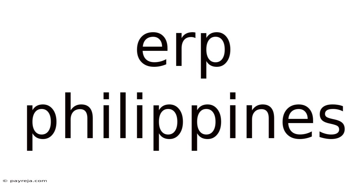 Erp Philippines