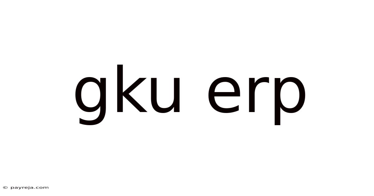 Gku Erp