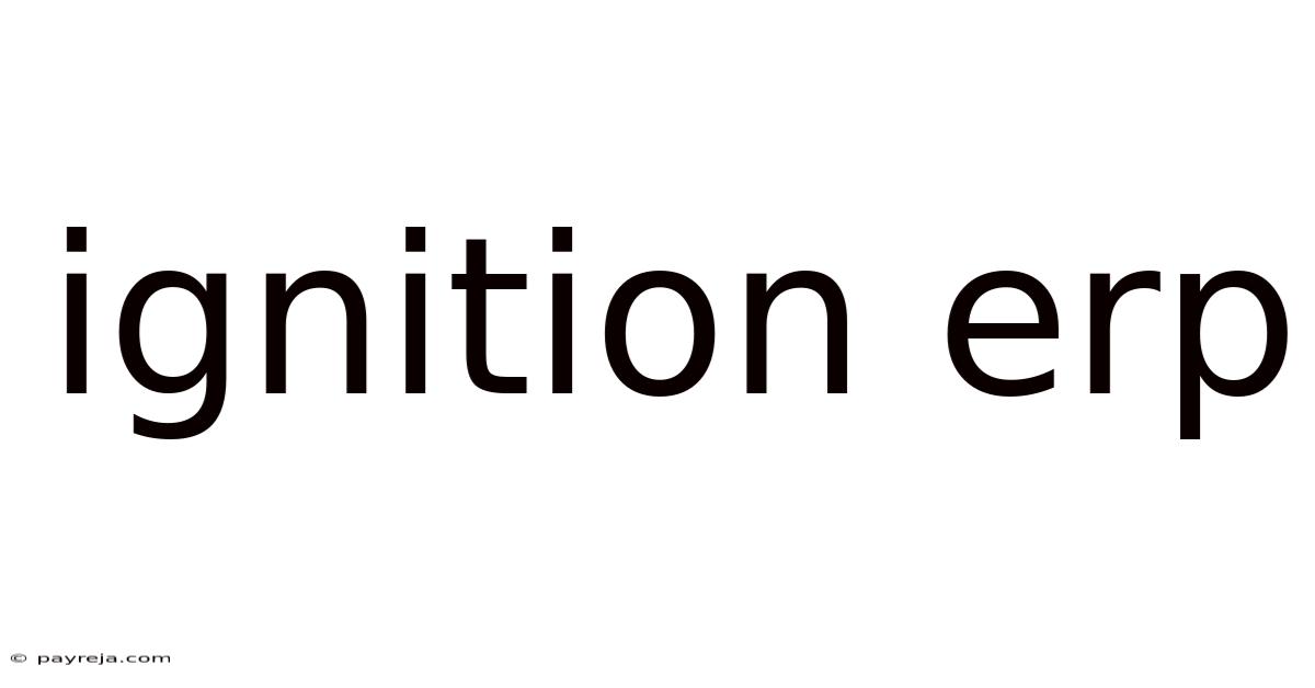 Ignition Erp Ignition Erp