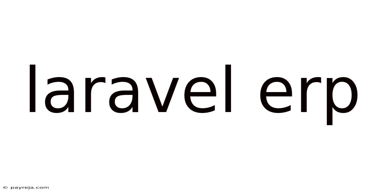 Laravel Erp Laravel Erp