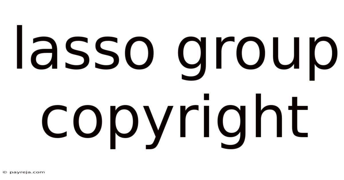 Lasso Group Copyright