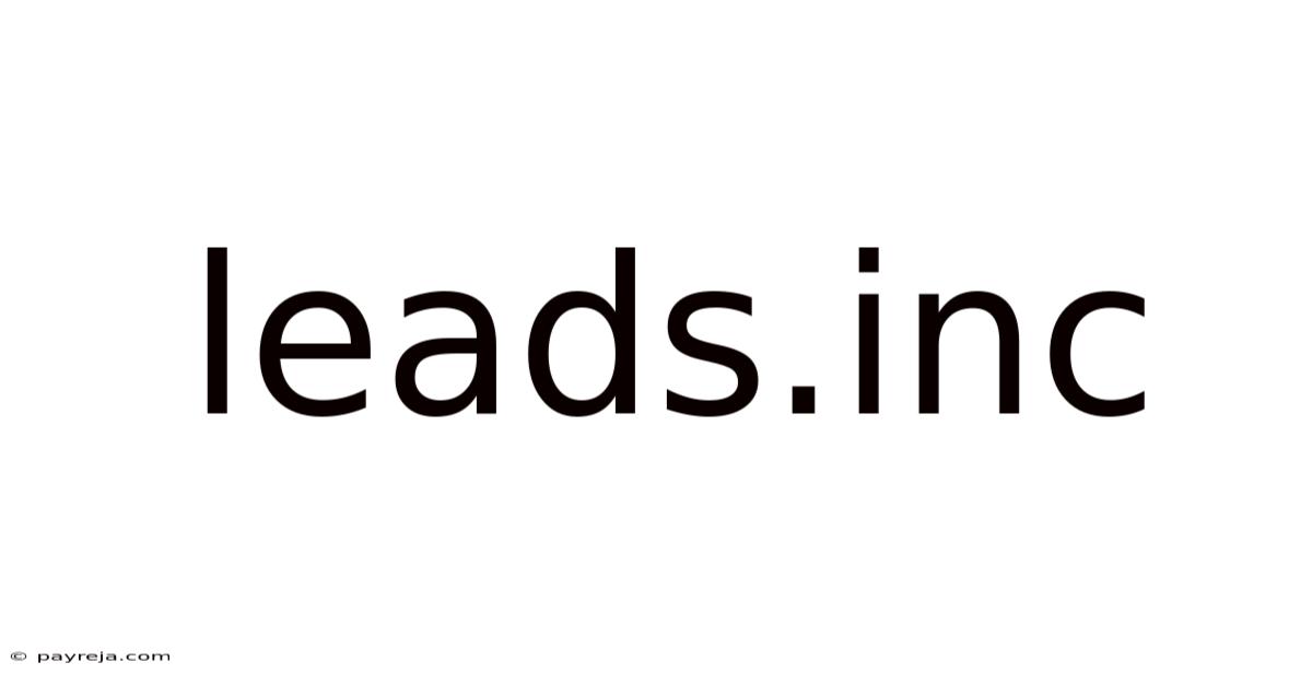 Leads.inc