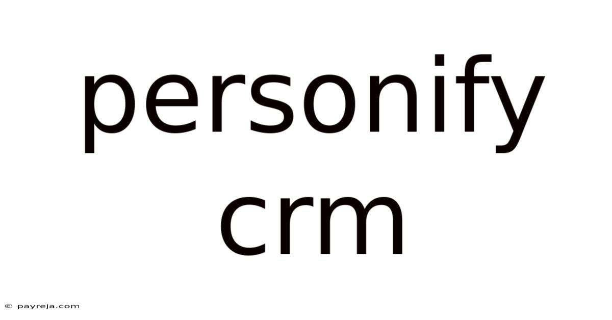 Personify Crm Personify Crm