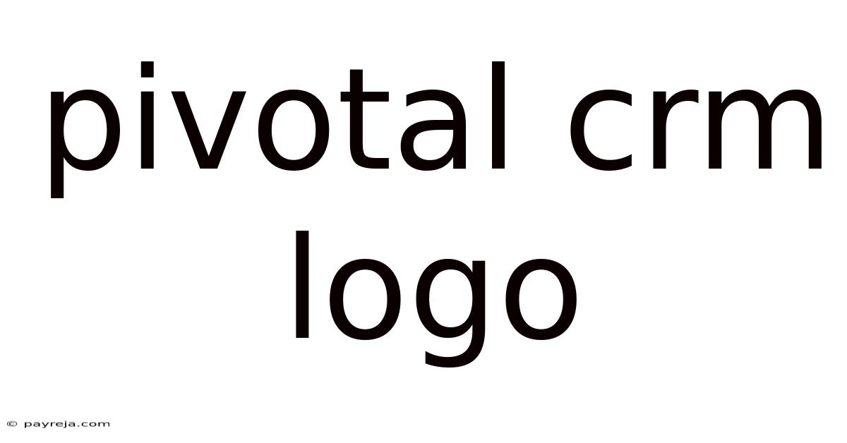 Pivotal Crm Logo Pivotal Crm Logo