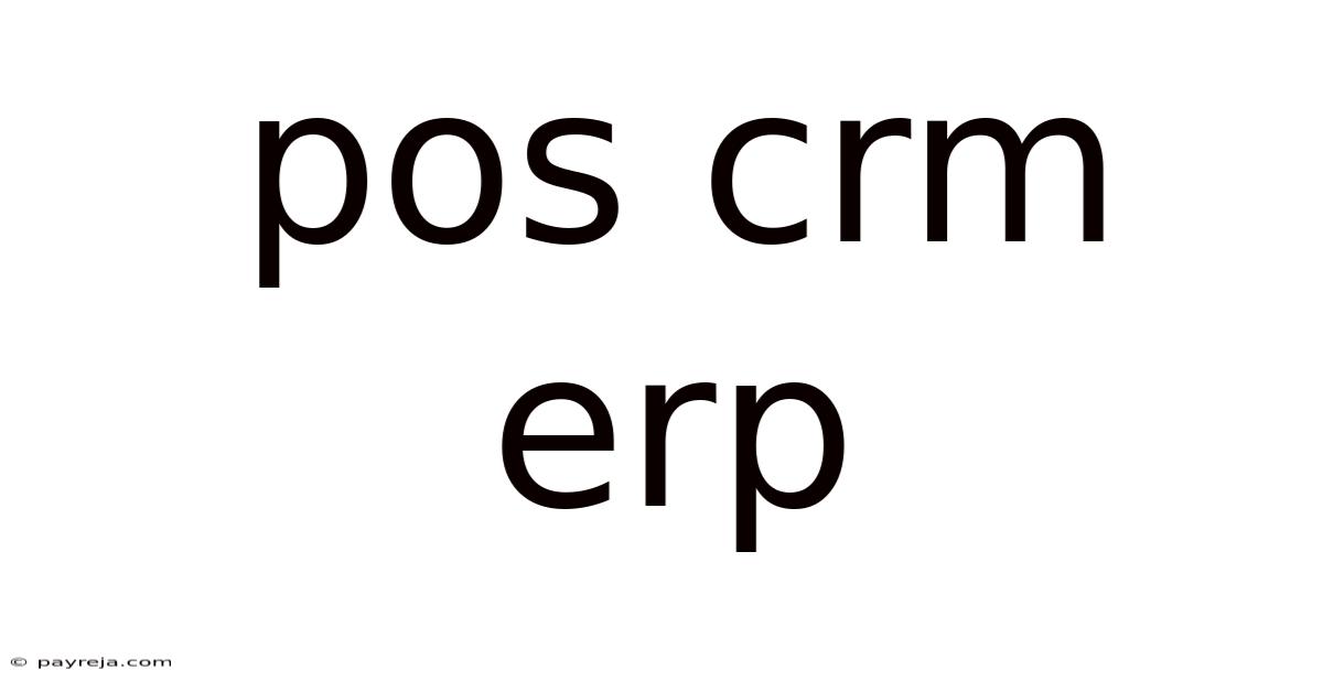 Pos Crm Erp Pos Crm Erp