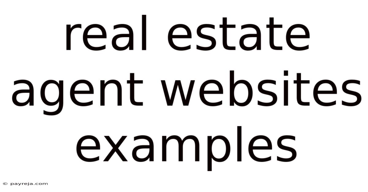 Real Estate Agent Websites Examples Real Estate Agent Websites Examples
