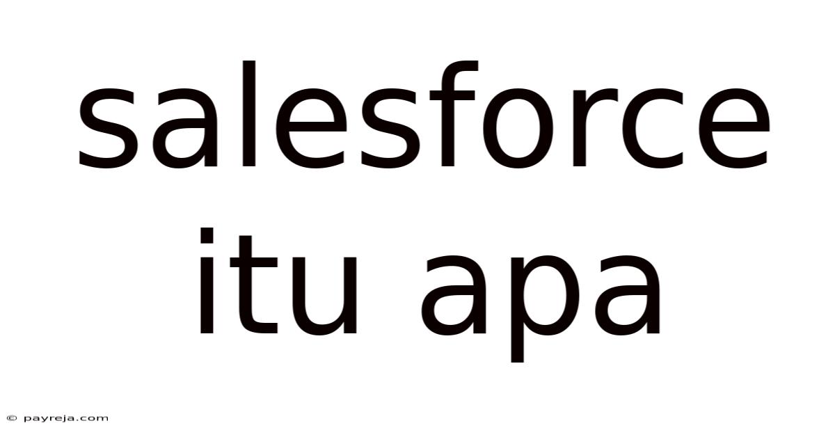 Salesforce Itu Apa Salesforce Itu Apa