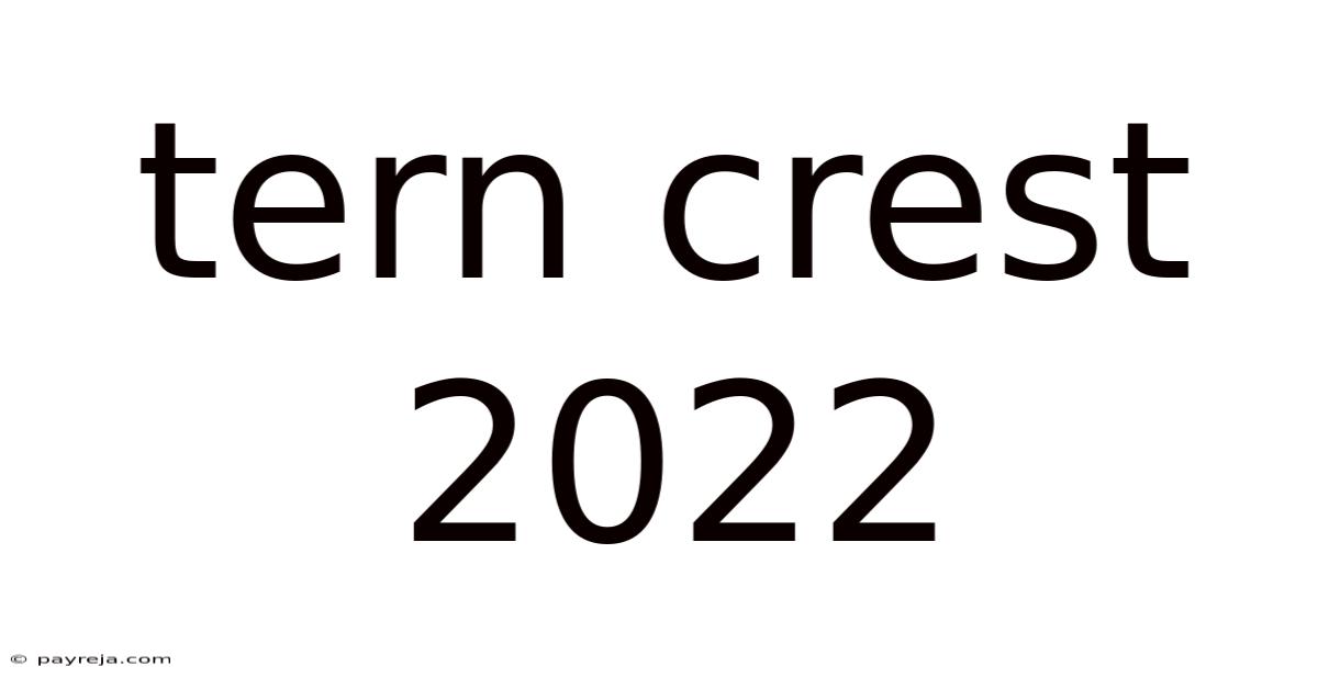 Tern Crest 2022 Tern Crest 2022