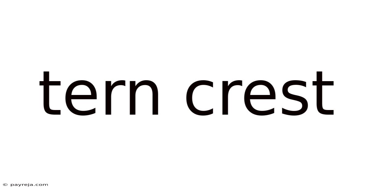 Tern Crest Tern Crest