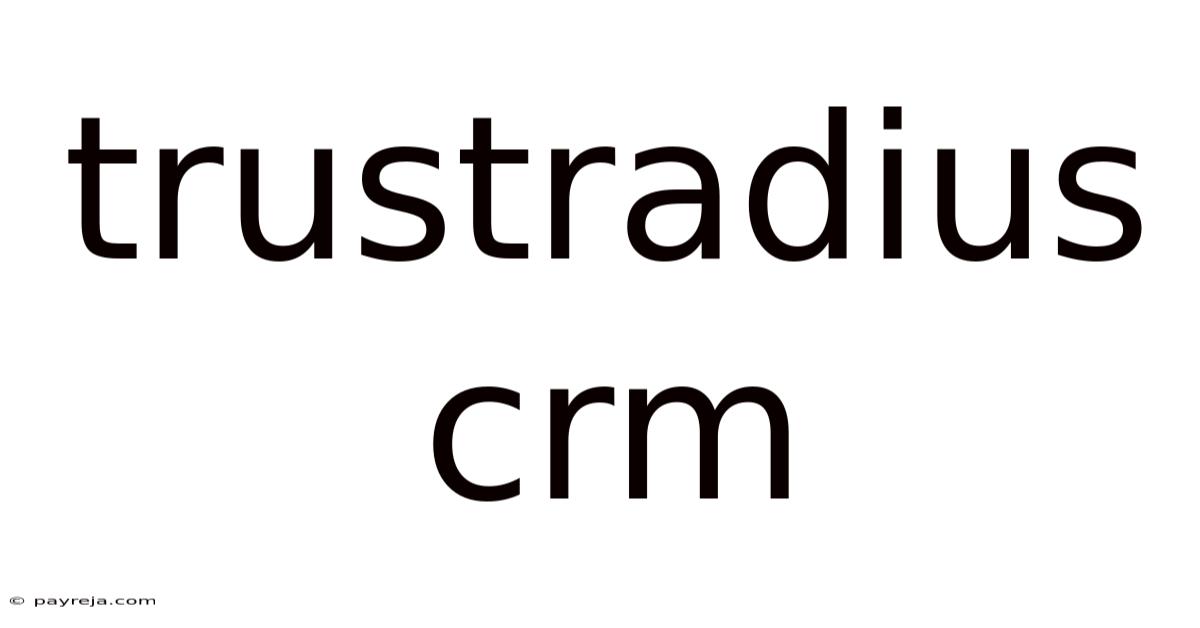 Trustradius Crm