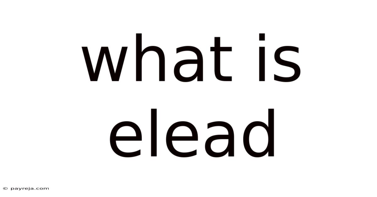 What Is Elead What Is Elead